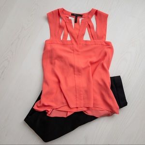 BCBGMAXAZRIA Coral Reef Laurenne Top
